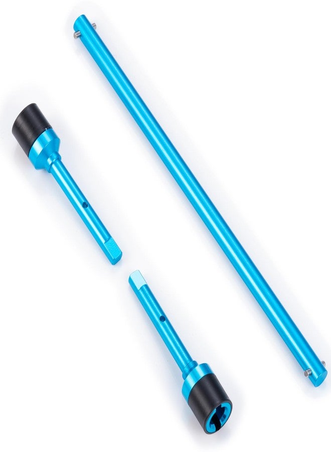 MORFUM RC Aluminum Alloy TT02 Center Drive Shaft Propeller Shaft & Joint Cup Compatible with Tamiya TT02 TT02B 1/10 RC On Road Touring Car Upgrade Replacement Parts - Image 3